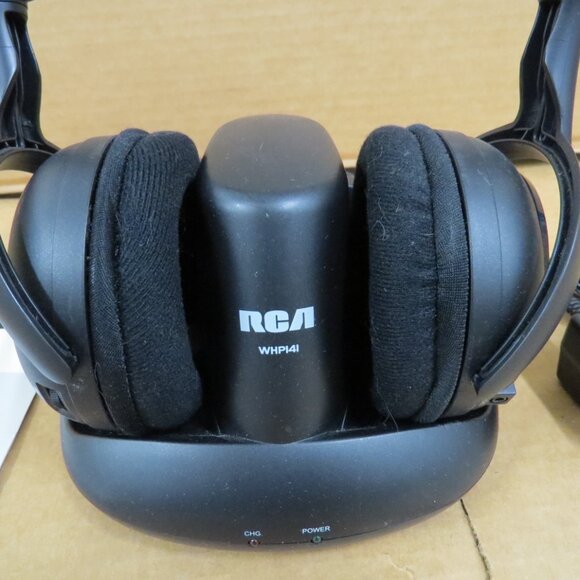 RCA WHP141 Wireless Stereo Headphones 900MHz Power Adapter Manual TESTED WORKS - Picture 3 of 10